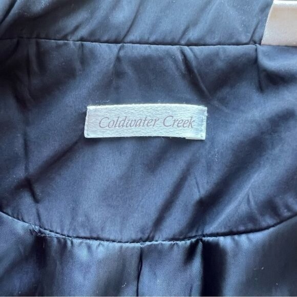 Coldwater Creek Womens Quilted Sleeveless Vest XS Black Polyester Fitted Style - Picture 7 of 9